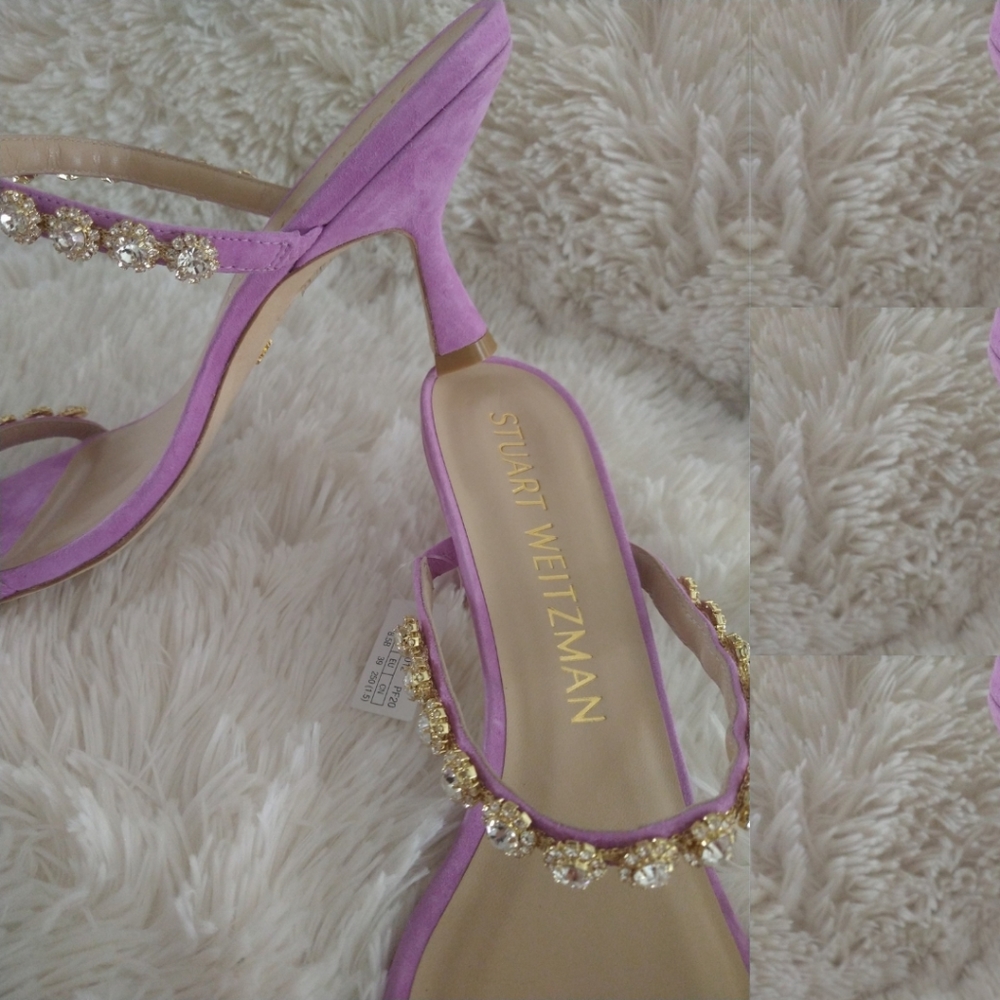 ✋🏻SOLD ✋🏻 Stuart Weitzman Marletta 75 Crystal - Picture 3 of 8